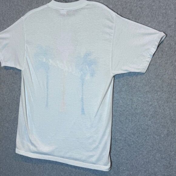 Vintage 90s California Palm Trees Souvenir Seaworld Shirt large - Picture 5 of 9